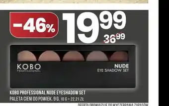 Drogerie Natura Kobo professional nude eyeshadow set oferta