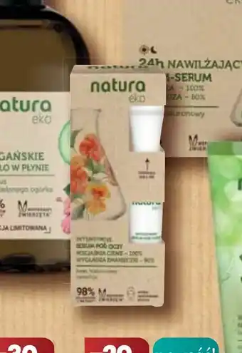 Drogerie Natura Intensywne serum pod oczy z kwasem hialuronowym i nagietkiem, roll-on, 15 ml oferta