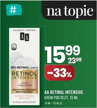 Drogerie Natura Aa retinol intensive oferta