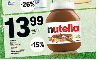 Intermarche Nutella oferta