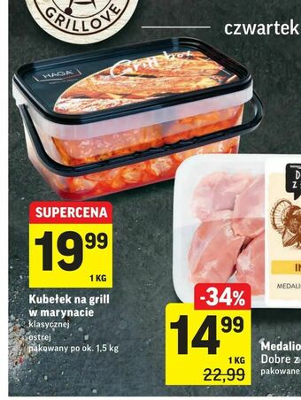 Intermarche Kubełek na grill w marynacie oferta
