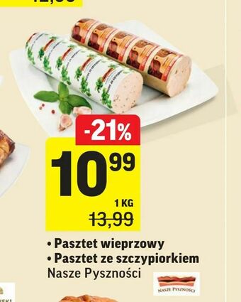 Intermarche Pasztet wieprzowy • Pasztet ze szczypiorkiem oferta