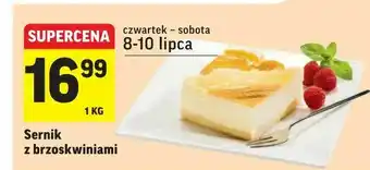 Intermarche Supercena Sernik z brzoskwiniami oferta