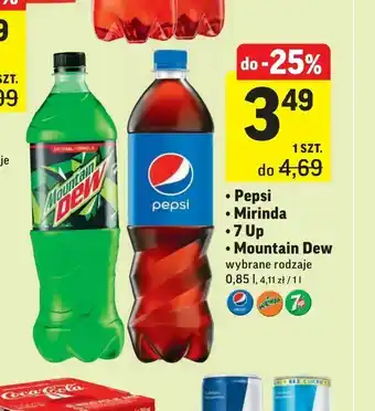 Intermarche Pepsi Mirinda 7 Up Mountain Dew oferta