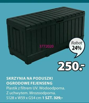 JYSK Skrzynia na poduszki ogrodowe fejenseng oferta
