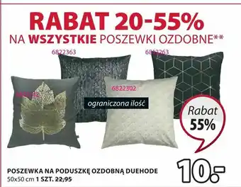 JYSK Poszewka na poduszkę ozdobną duehode oferta