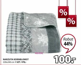 JYSK Narzuta kornblomst oferta