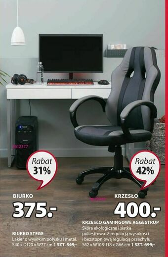 JYSK BIURKO STEGE oferta