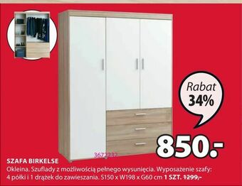 JYSK Szafa birkelse oferta