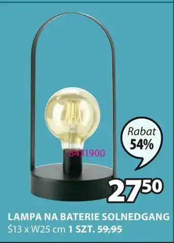 JYSK Lampa na baterie solnedgang oferta