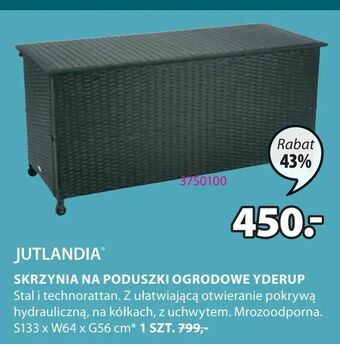 JYSK Skrzynia na poduszki ogrodowe yderup oferta