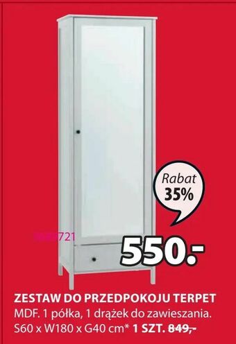 JYSK Zestaw do przedpokoju terpet oferta