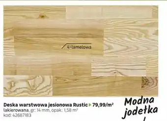 Leroy Merlin Deska warstwowa jesionowa Rustic oferta