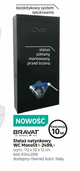 Stelaż natynkowy WC Monolit