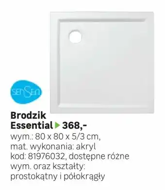 Brodzik Essential