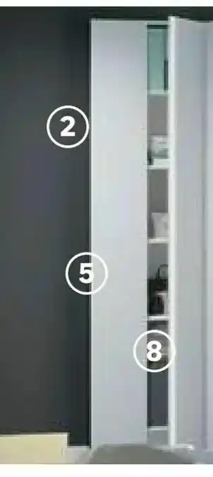 Leroy Merlin Drzwi Spaceo Home 191,8 x 39,8 cm białe oferta