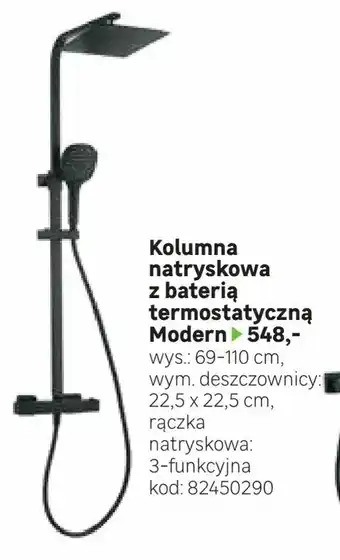 Leroy Merlin Kolumna natryskowa z baterią termostatyczną Modern oferta