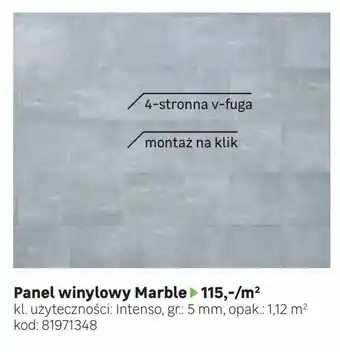 Leroy Merlin Panel winylowy Marble oferta