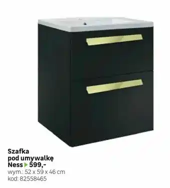 Leroy Merlin Szafka pod umywalkę Ness oferta