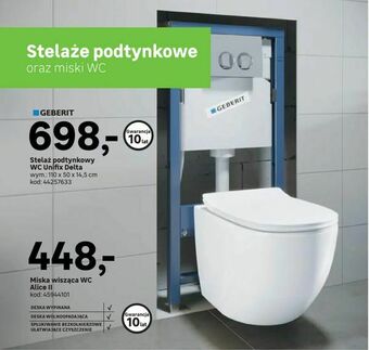 Leroy Merlin Miska wisząca WC Alice II oferta