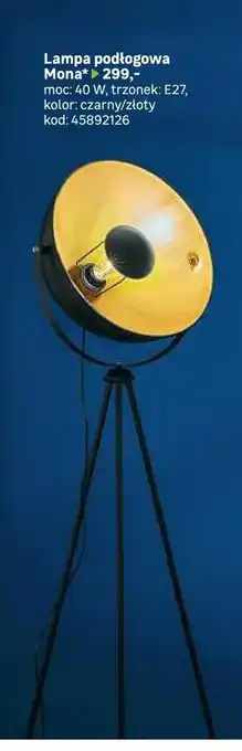 Leroy Merlin Lampa podłogowa mona oferta