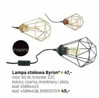 Lampa stołowa Byron