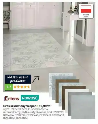 Leroy Merlin Gres szkliwiony Vesper oferta