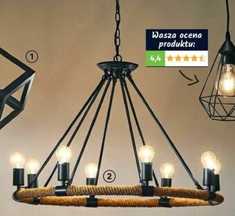 Leroy Merlin Lampa wisząca Rope oferta