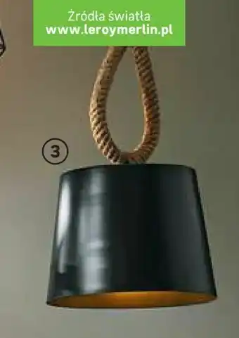 Leroy Merlin Lampa wisząca Rope oferta