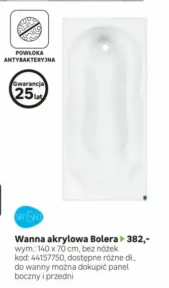 Leroy Merlin Wanna akrylowa Bolera oferta