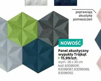 Leroy Merlin Panel akustyczny wypukły Trójkąt oferta