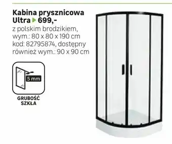 Leroy Merlin Kabina prysznicowa Ultra oferta