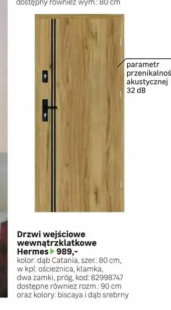 Leroy Merlin Drzwi wejściowe wewnątrzklatkowe oferta
