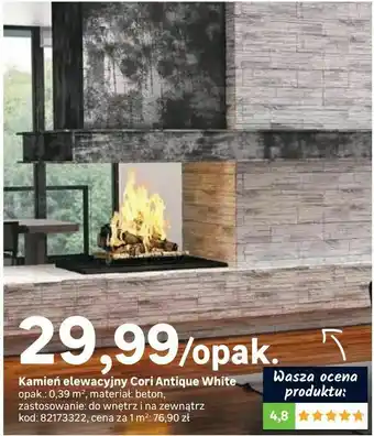 Kamień elewacyjny Cori Antique White