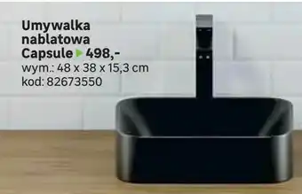 Leroy Merlin Umywalka nablatowa Capsule oferta