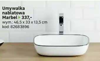 Leroy Merlin Umywalka nablatowa Marbel oferta