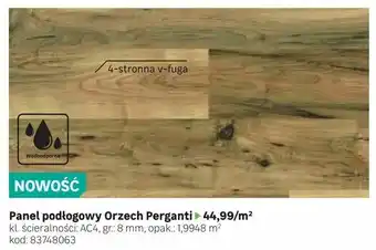 Leroy Merlin Panel podłogowy Orzech Perganti oferta