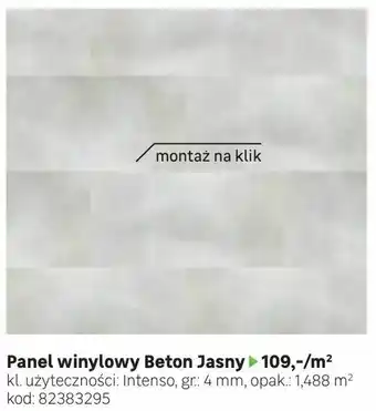 Panel winylowy Beton Jasny
