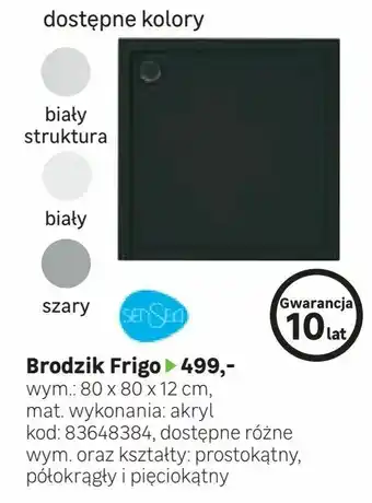 Brodzik Frigo