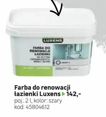 Leroy Merlin Farba do renowacji łazienki Luxens oferta