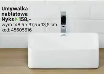 Leroy Merlin Umywalka nablatowa Nyks oferta