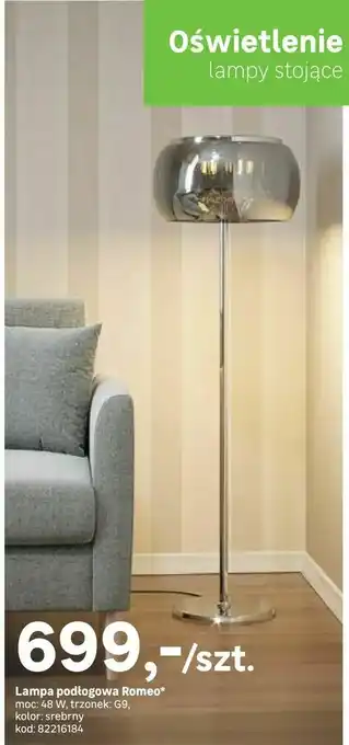 Leroy Merlin Lampa podłogowa Romeo oferta