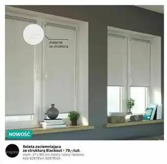 Leroy Merlin Roleta zaciemniająca ze strukturą Blackout oferta