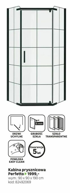 Leroy Merlin Kabina prysznicowa oferta
