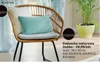 Leroy Merlin Poduszka welurowa Dubbo oferta