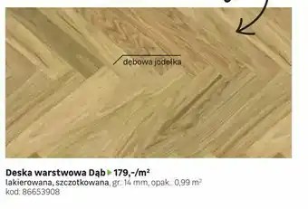Leroy Merlin Deska warstwowa Dąb oferta