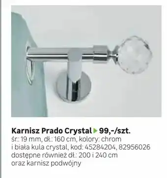 Leroy Merlin Karnisz Prado Crystal oferta