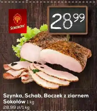 Lewiatan Szynka, Schab, Boczek z ziarnem Sokołów oferta