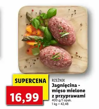 Lidl Jagnięcina - mięso mielone z przyprawami oferta