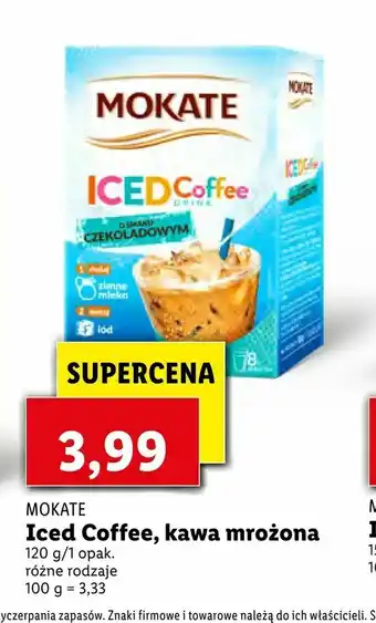 Lidl Iced Coffee, kawa mrożona oferta